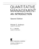 Cover of Quantitative Management