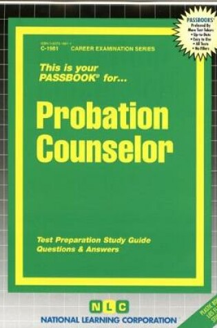 Cover of Probation Counselor
