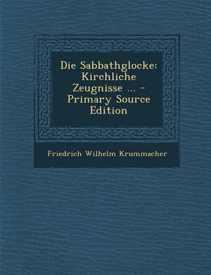 Book cover for Die Sabbathglocke