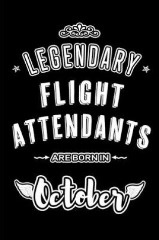 Cover of Legendary Flight Attendants are born in October