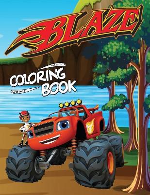 Book cover for Blaze Coloring Book