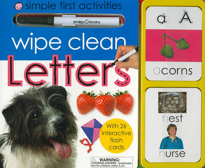 Book cover for Wipe Clean Letters