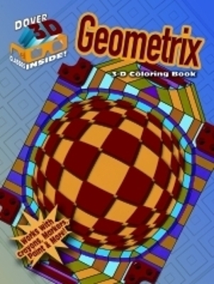 Book cover for 3-D Coloring Book - Geometrix