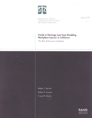 Cover of Trends in Earnings Loss from Disabling Workplace Injuries in California