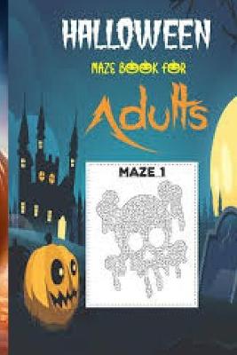 Book cover for Halloween Mazes Book