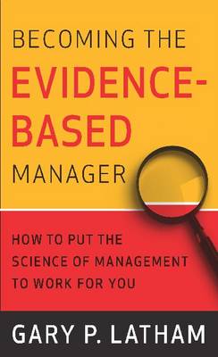 Book cover for Becoming the Evidence-Based Manager