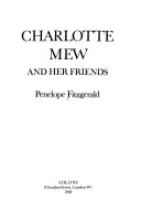 Book cover for Charlotte Mew and Her Friends