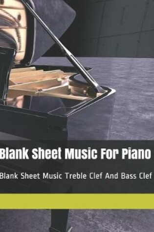 Cover of Blank Sheet Music for Piano