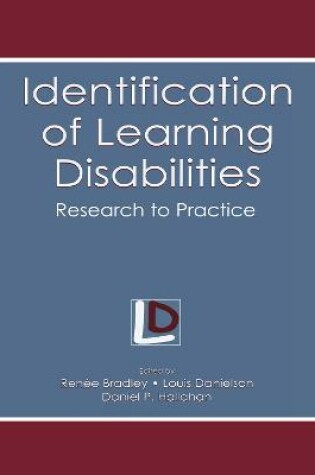 Cover of Identification of Learning Disabilities