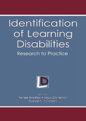 Book cover for Identification of Learning Disabilities