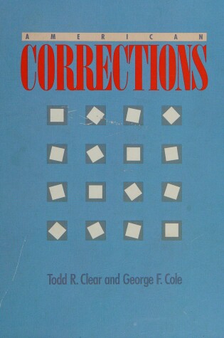 Cover of American Corrections