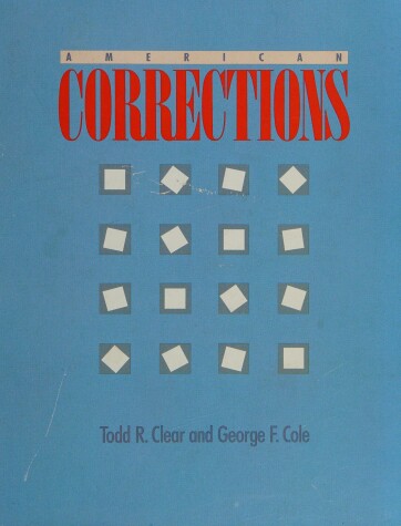 Book cover for American Corrections