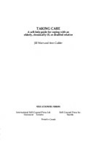 Cover of Taking Care