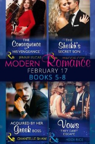 Cover of Modern Romance February Books 5-8