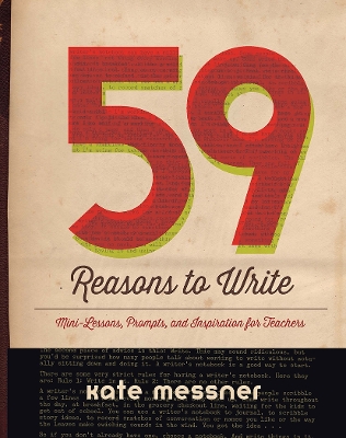 Book cover for 59 Reasons to Write