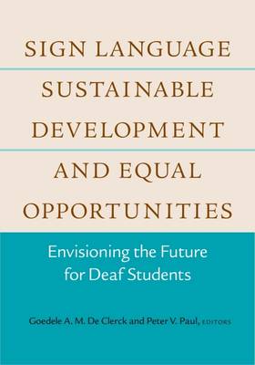 Cover of Sign Language, Sustainable Development, and Equal Opportunities