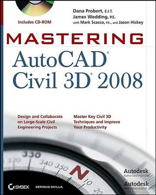 Book cover for Mastering AutoCAD Civil 3D 2008