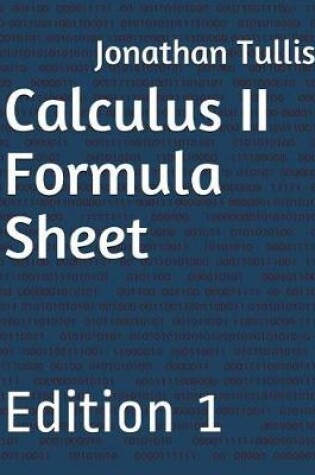 Cover of Calculus II Formula Sheet
