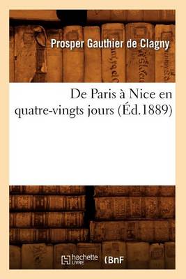 Cover of De Paris a Nice en quatre-vingts jours (Ed.1889)