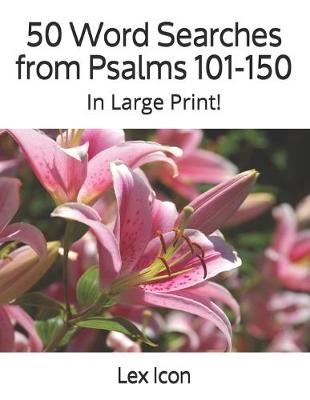 Book cover for 50 Word Searches from Psalms 101-150