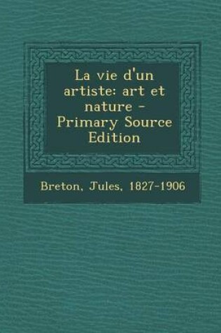 Cover of La vie d'un artiste