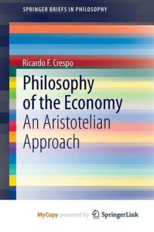 Cover of Philosophy of the Economy