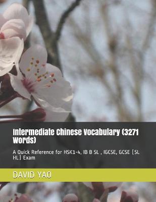 Book cover for Intermediate Chinese Vocabulary (3271 Words)