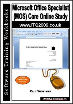 Book cover for Microsoft Office Specialist (MOS) Core Online Study