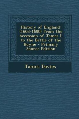 Cover of History of England