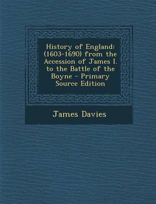 Book cover for History of England