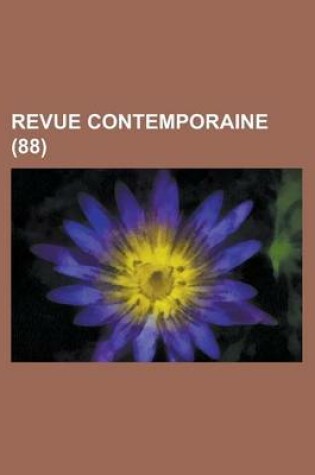 Cover of Revue Contemporaine (88)