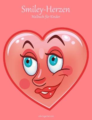 Book cover for Smiley-Herzen-Malbuch für Kinder
