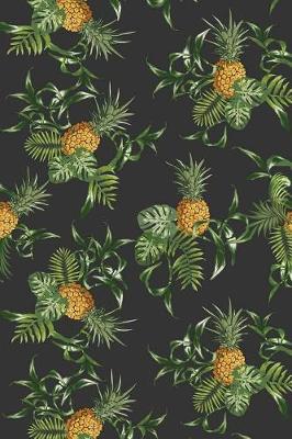 Book cover for Vintage Tropical Pineapple Pattern Journal