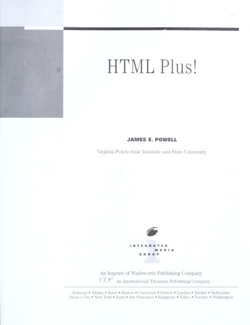 Book cover for Html Plus!