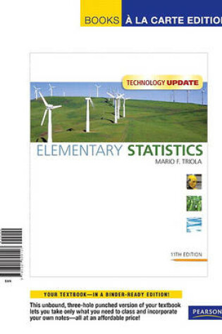 Cover of Elementary Statistics Technology Update, Books a la Carte Edition