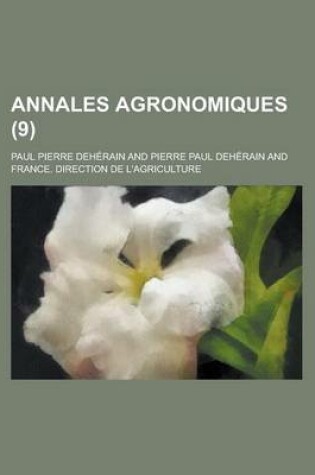 Cover of Annales Agronomiques (9 )