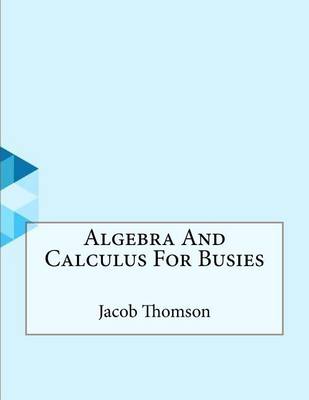 Book cover for Algebra And Calculus For Busies