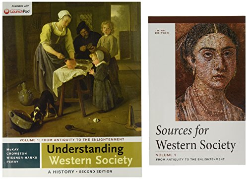 Book cover for Understanding Western Society: A History, Volume One & Sources for Western Society, Volume 1