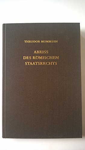 Book cover for Abriss Des Romischen Staatsrechts