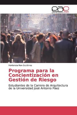 Book cover for Programa para la Concientización en Gestión de Riesgo