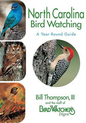 Book cover for North Carolina Birdwatching - A Year-Round Guide