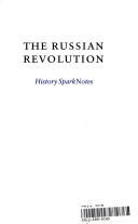 Book cover for The Russian Revolution (Sparknotes History Note)