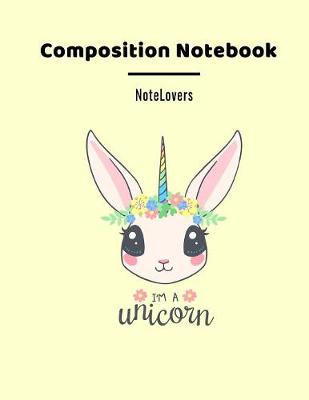 Book cover for Unicorn Composition Notebook