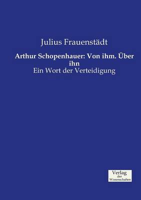 Book cover for Arthur Schopenhauer