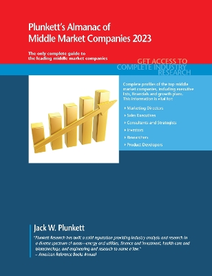 Book cover for Plunkett's Almanac of Middle Market Companies 2023