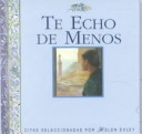 Book cover for Te Echo de Menos