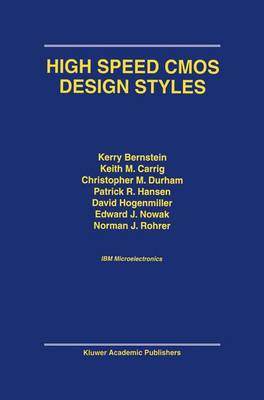 Cover of High Speed CMOS Design Styles