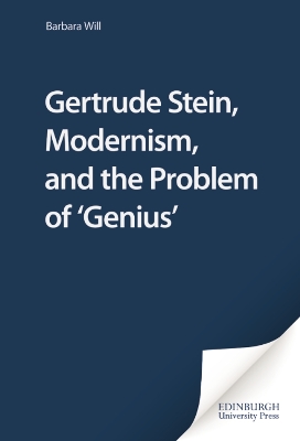 Book cover for Gertrude Stein, Modernism and the Problem of Genius