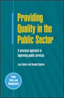 Book cover for Providing Quality in the Public Sector