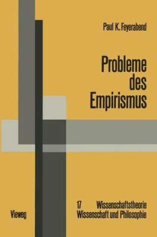 Cover of Probleme Des Empirismus